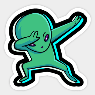 Alien icon funny Sticker